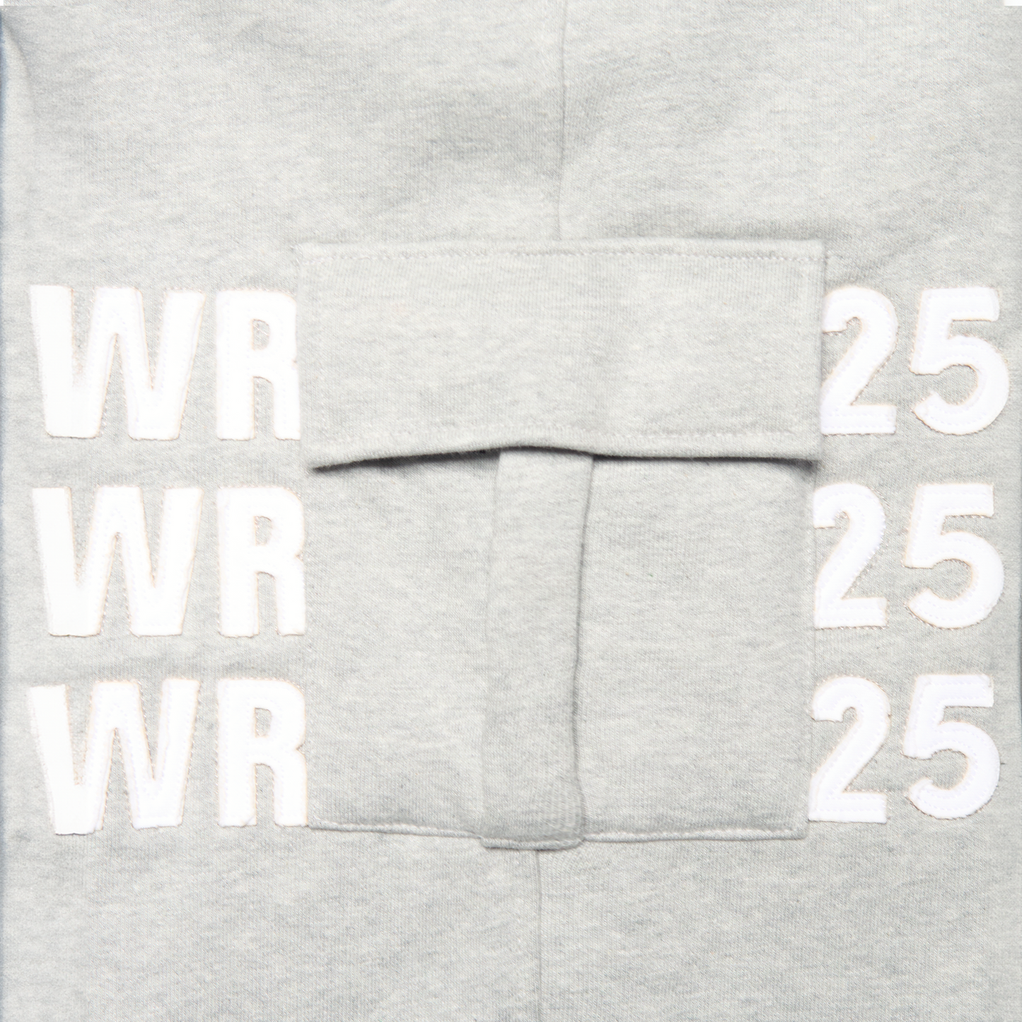 "WRLDWIDE" Double Waist Sweats Grey