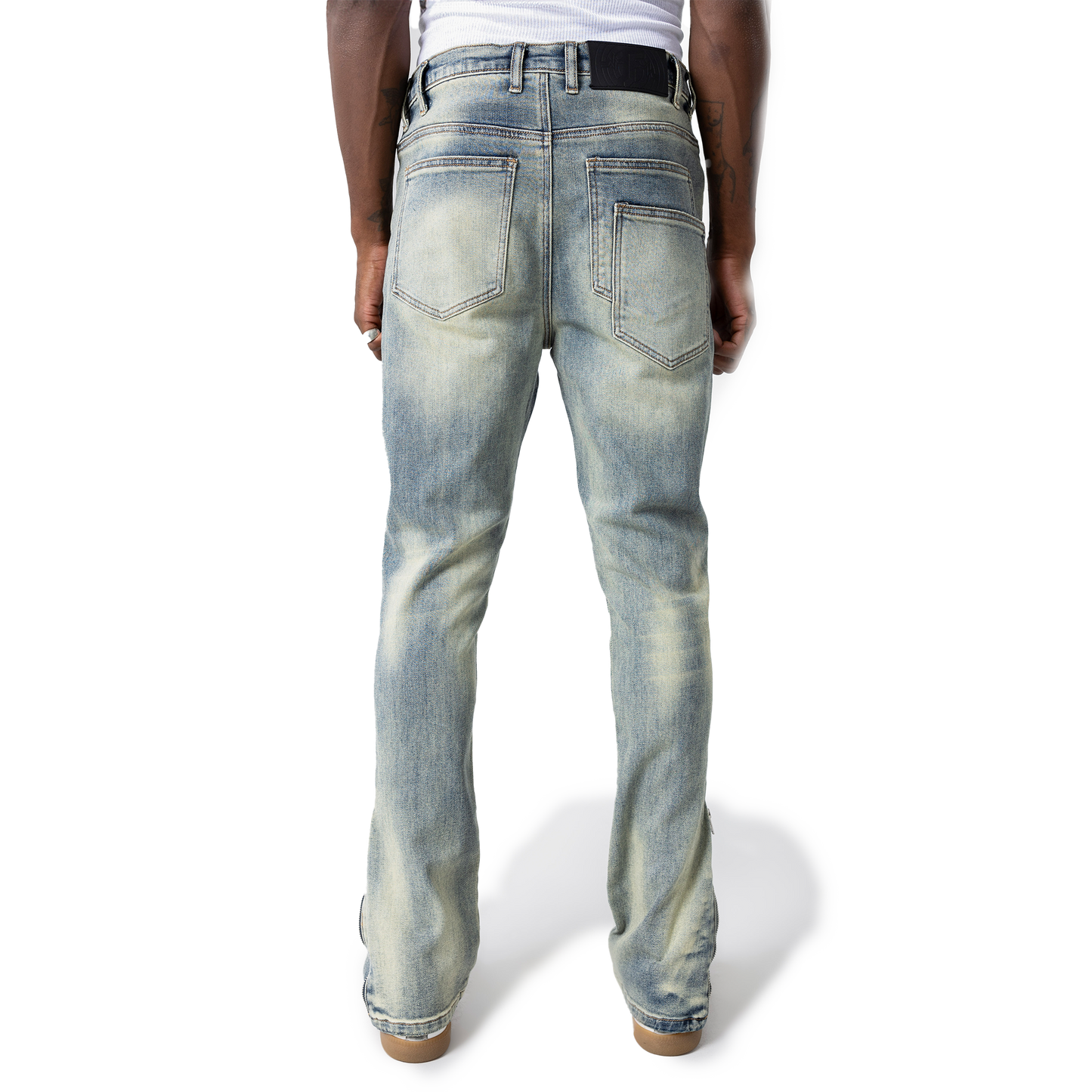 "HEAVEN" Slim Denim Blue