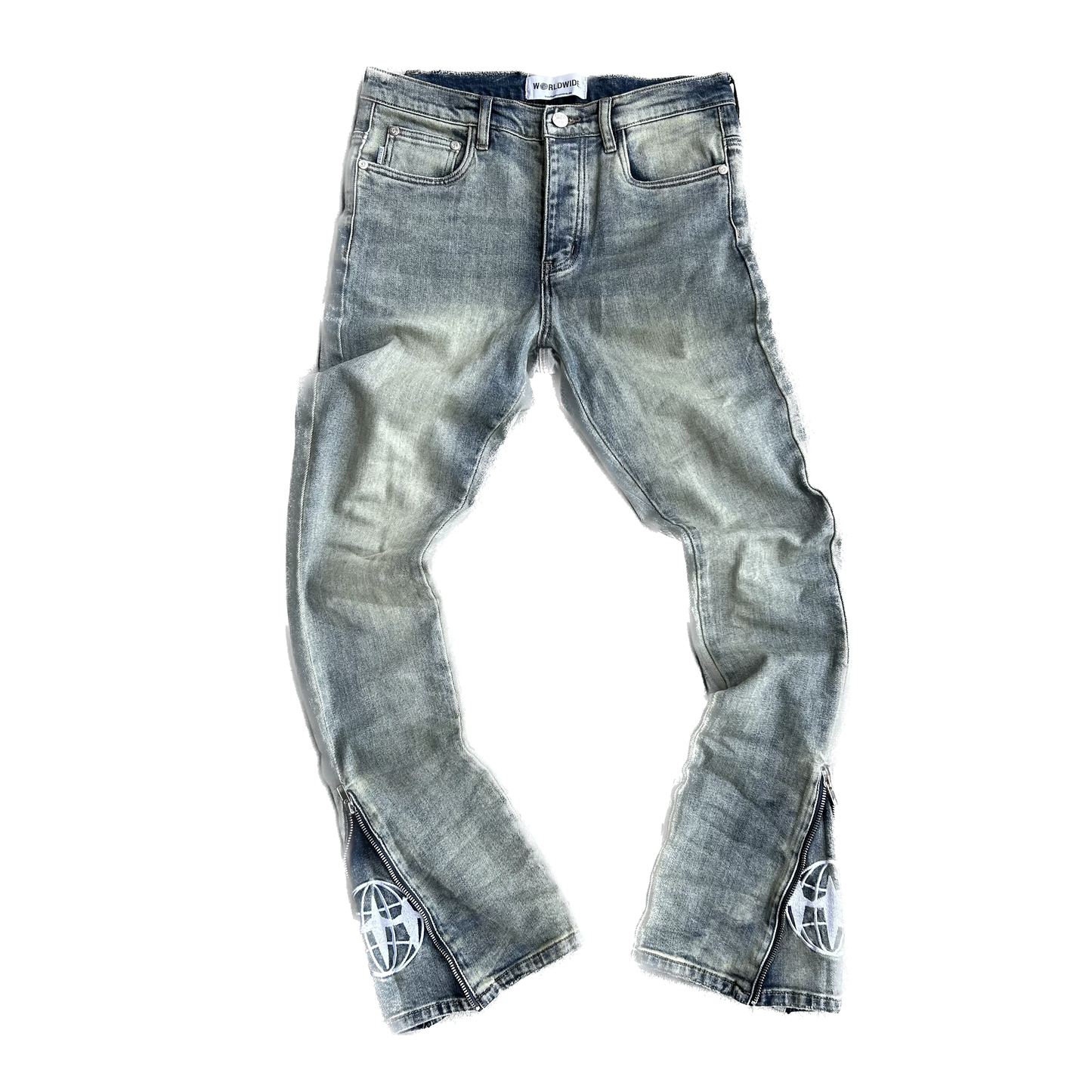 "HEAVEN" Slim Denim Blue