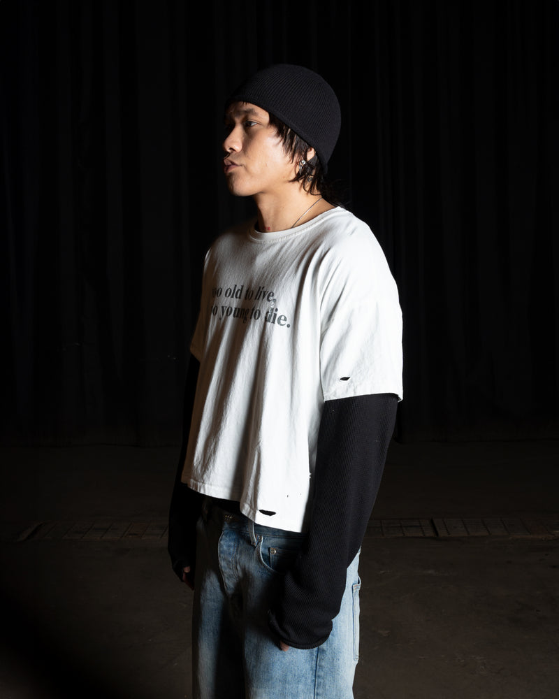 "Too Old, Too Young" Slub Tee