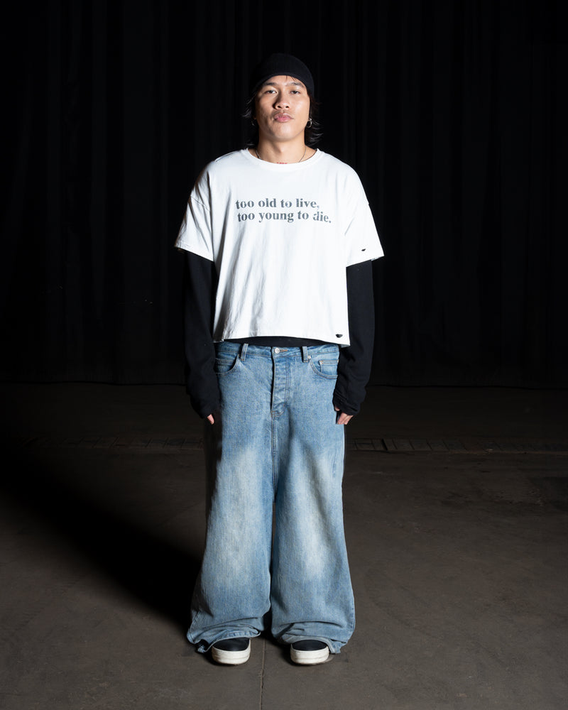 "Too Old, Too Young" Slub Tee